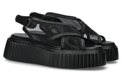 Best Sandale LEYLA CROSS NERO- schwarz | 281000161.3 Damen Sandalen