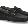 Clearance Aldo Bruè Mokassin NABUK SOFT NERO ACC Herren Slippers | Mokassins