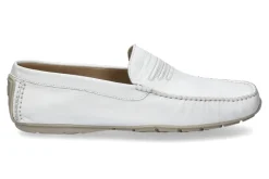 Hot Aldo Bruè Mokassin "NAPPA BIANCO" Herren Slippers | Mokassins