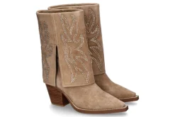 Sale Cowboy Boots CROSTA VISON- beige Damen Stiefel | Stiefeletten