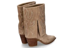 Sale Cowboy Boots CROSTA VISON- beige Damen Stiefel | Stiefeletten