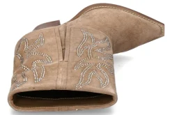Sale Cowboy Boots CROSTA VISON- beige Damen Stiefel | Stiefeletten