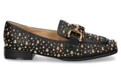 Clearance Loafer 175 BLACK GOLDEN DOTS- schwarz/ gold Damen Slipper