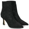 Hot Stiefelette LYCRA BLACK- schwarz Damen Stiefel | Stiefeletten