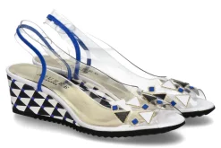 Best Azuree Cannes Keilsandale MOTI COMPO BLEUE Damen Sandalen