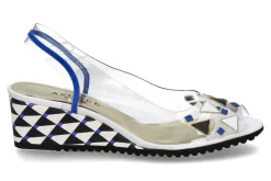 Best Azuree Cannes Keilsandale MOTI COMPO BLEUE Damen Sandalen