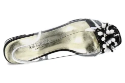 Online Azuree Cannes Sandale MOCALI NOIR BLANCO Damen Sandalen