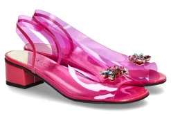 Sale Azuree Cannes Sandalette MOILA 80 Lack pink Damen Sandalen