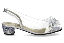 Clearance Azuree Cannes Sandalette MACADA METAL ARGENT MOTF CRISTAL (39½) Damen Sandalen