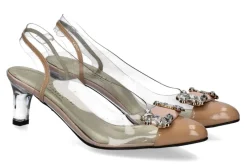 Discount Azuree Cannes Slingpumps LAPERI VERNIS NUDE (37½) Damen Sandalen
