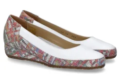 Sale Slipper 6060 NAPPA VELOURS- weiss/ multicolor Damen Slipper