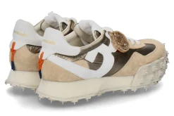 Sale Damen- Sneaker VELOURSLEDER NYLON- cappucino/champagner/weiss Damen Sneaker
