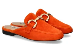 Fashion Sabot MOLLY VELOUR NARANJA Damen Pantoletten