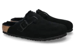 Sale Clogs gefüttert BOSTON NORMAL FUR BLACK (40) Damen Pantoletten | Hausschuhe