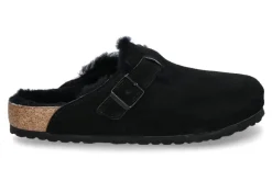 Sale Clogs gefüttert BOSTON NORMAL FUR BLACK (40) Damen Pantoletten | Hausschuhe