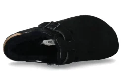 Sale Clogs gefüttert BOSTON NORMAL FUR BLACK (40) Damen Pantoletten | Hausschuhe