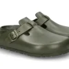 Best Herren- Clogs BOSTON EVA NORMALE WEITE- khaki Herren Hausschuhe | Offene Schuhe