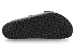 Sale Herren- Pantolette ARIZONA BS MISCHLEDER- concrete gray Herren Hausschuhe | Offene Schuhe