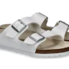 Online Pantolette ARIZONA NORMAL BIRKO-FLOR WEISS (37 ) Damen Pantoletten | Hausschuhe