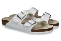 Online Pantolette ARIZONA NORMAL BIRKO-FLOR WEISS (37 ) Damen Pantoletten | Hausschuhe
