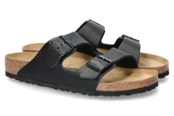 Sale Pantolette ARIZONA NORMAL LEDER- schwarz Damen Pantoletten | Offene Schuhe