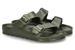 Clearance Pantolette ARIZONA EVA KHAKI NORMAL Damen Pantoletten | Offene Schuhe