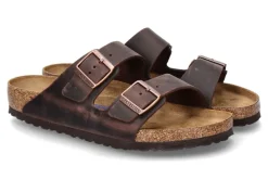 Online Pantolette ARIZONA NORMAL FETTLEDER HABANA (43) Herren Hausschuhe