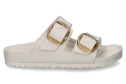Sale Pantolette ARIZONA BIG BUCKLE EVA SCHMALE WEITE- eggshell Damen Pantoletten | Hausschuhe