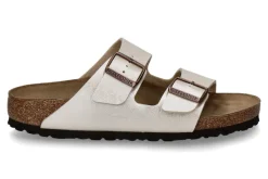 Sale Pantolette ARIZONA BS BIRKO-FLOR- graceful pearl white Damen Pantoletten | Hausschuhe