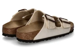 Sale Pantolette ARIZONA BS BIRKO-FLOR- graceful pearl white Damen Pantoletten | Hausschuhe
