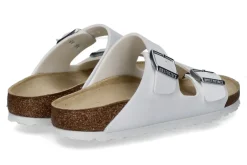 Discount Pantolette ARIZONA SCHMAL BIRKO-FLOR WEIß (36) Herren Hausschuhe | Offene Schuhe