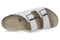 Online Pantolette ARIZONA NORMAL BIRKO-FLOR WEISS (37 ) Damen Pantoletten | Hausschuhe