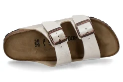 Sale Pantolette ARIZONA BS BIRKO-FLOR- graceful pearl white Damen Pantoletten | Hausschuhe