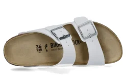 Discount Pantolette ARIZONA SCHMAL BIRKO-FLOR WEIß (36) Herren Hausschuhe | Offene Schuhe