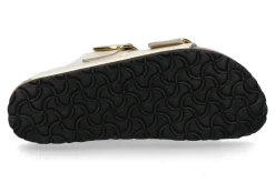 Sale Pantolette ARIZONA BIG BUCKLE NATURLEDER LACK- high-shine ecru Damen Pantoletten