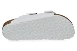 Discount Pantolette ARIZONA SCHMAL BIRKO-FLOR WEIß (36) Herren Hausschuhe | Offene Schuhe