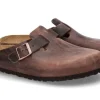 Best Pantolette Boston BS Braun Herren Offene Schuhe