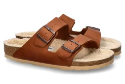 Online Pantolette gefüttert ARIZONA ANTIQUE PULL COGNAC (40) Herren Hausschuhe