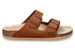 Online Pantolette gefüttert ARIZONA ANTIQUE PULL COGNAC (40) Herren Hausschuhe