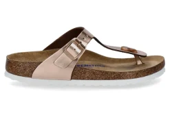 Best Pantolette GIZEH BS NATURLEDER- metallic copper/roségold Damen Pantoletten | Hausschuhe