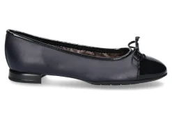 Discount Ballerina gefüttert PIA SOFTLACK  NAPPA BLU Damen Ballerinas
