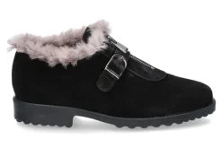 Hot Halbschuh gefüttert DANY CAMOSCIO NERO (38½) Damen Schnürschuhe