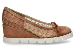 Best Keilpumps NABRU CAMOSCIO COTTO POUL- cotto/mittelbraun Damen Pumps | Keilschuhe