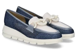 Outlet Keilslipper RENEE DEMIN NAPPA PIOMBO Damen Slipper | Keilschuhe