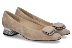 Best Pumps FLEX CAMOSCIO NUT PLATINO Damen Pumps