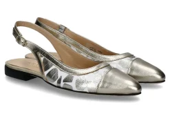 Discount Slingballerina FLEX NADOS GIFF- platino/silber Damen Ballerinas | Sandalen