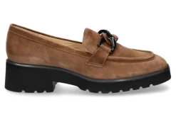 Clearance Slipper VERA CAMOSCIO TABAC Damen Slipper