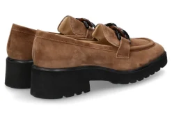 Clearance Slipper VERA CAMOSCIO TABAC Damen Slipper