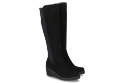 Clearance Stiefel NEON CAMOSCIO NERO STEP NERO Damen Stiefel