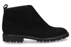 Clearance Stiefelette TANK CAMOSCIO ELASTICO NERO Damen Stiefel | Stiefeletten